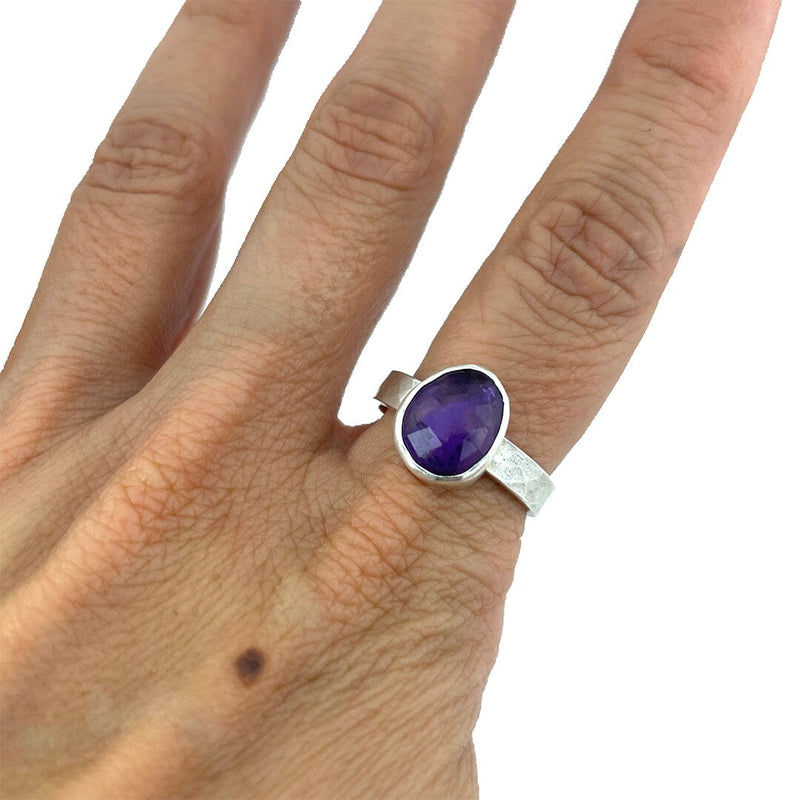 Amethyst Ring - Size 10 Stone Rings Vikse Designs 