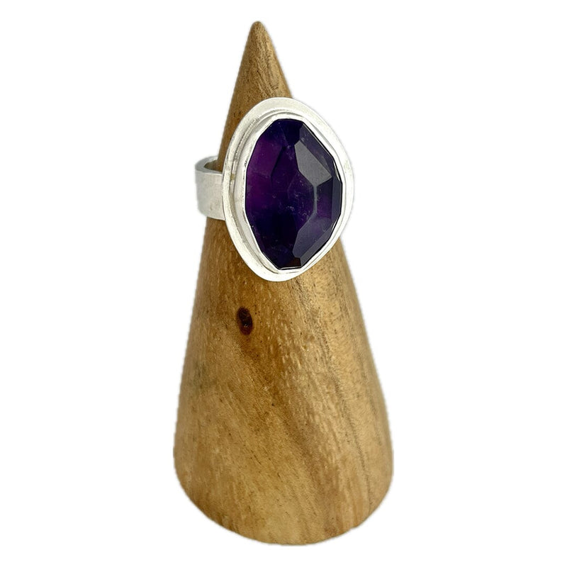 Amethyst Ring - Size 7 Stone Rings Vikse Designs 