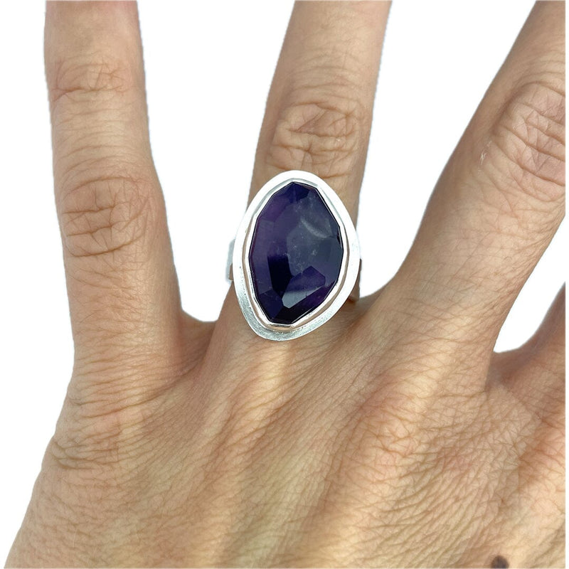 Amethyst Ring - Size 7 Stone Rings Vikse Designs 