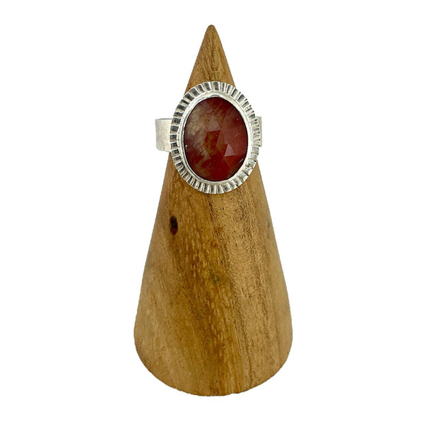 Andesine Ring - Size 8.5 Stone Rings Vikse Designs 