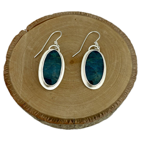 Apatite Earrings Stone Earrings Vikse Designs 