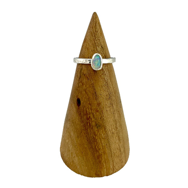 Australian Opal Ring - Size 5 Stone Rings Vikse Designs 