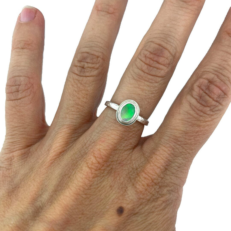 Australian Opal Ring - Size 6.5 Stone Rings Vikse Designs 