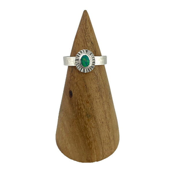 Australian Opal Ring - Size 8 Stone Rings Vikse Designs 