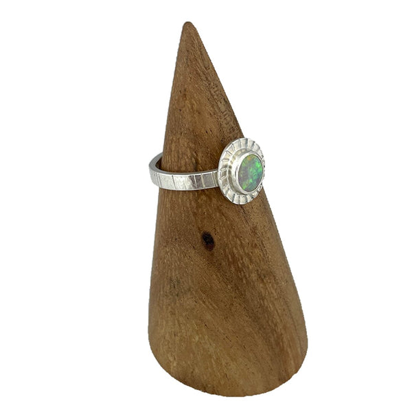 Australian Opal Ring - Size 8.5 Stone Rings Vikse Designs 