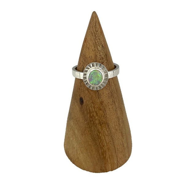 Australian Opal Ring - Size 8.5 Stone Rings Vikse Designs 
