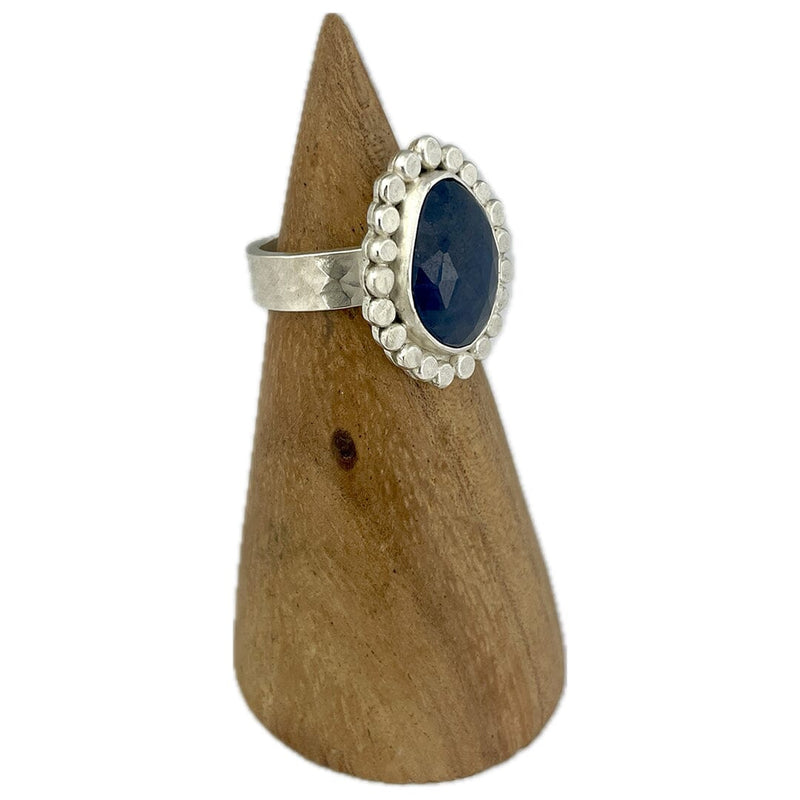 Blue Sapphire Ring - Size 7 Stone Rings Vikse Designs 