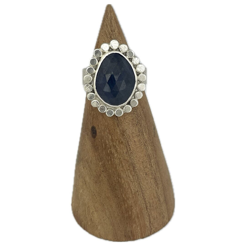 Blue Sapphire Ring - Size 7 Stone Rings Vikse Designs 