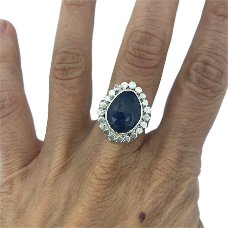 Blue Sapphire Ring - Size 7 Stone Rings Vikse Designs 