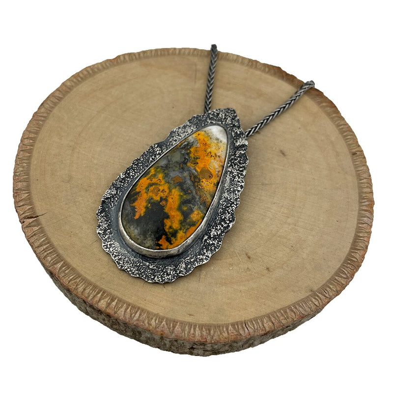 Bumblebee Jasper Necklace Necklaces Vikse Designs 