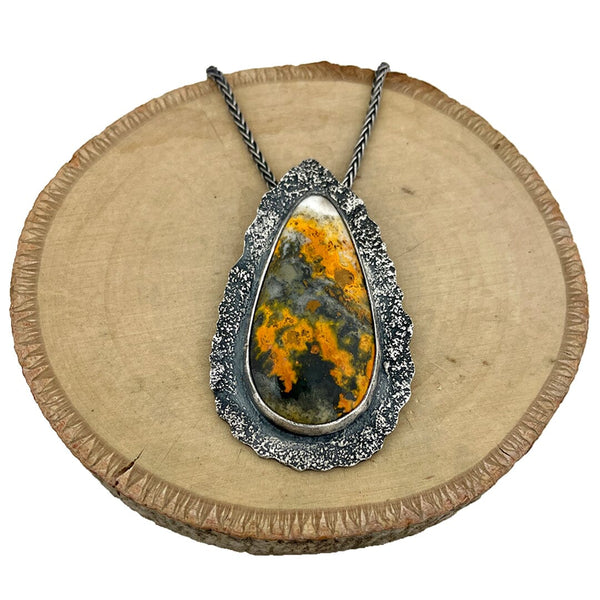 Bumblebee Jasper Necklace Necklaces Vikse Designs 