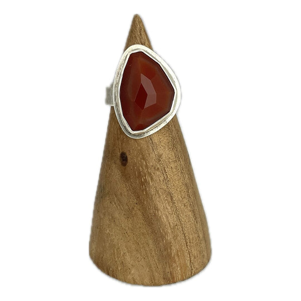 Carnelian Ring - Size 7 Stone Rings Vikse Designs 