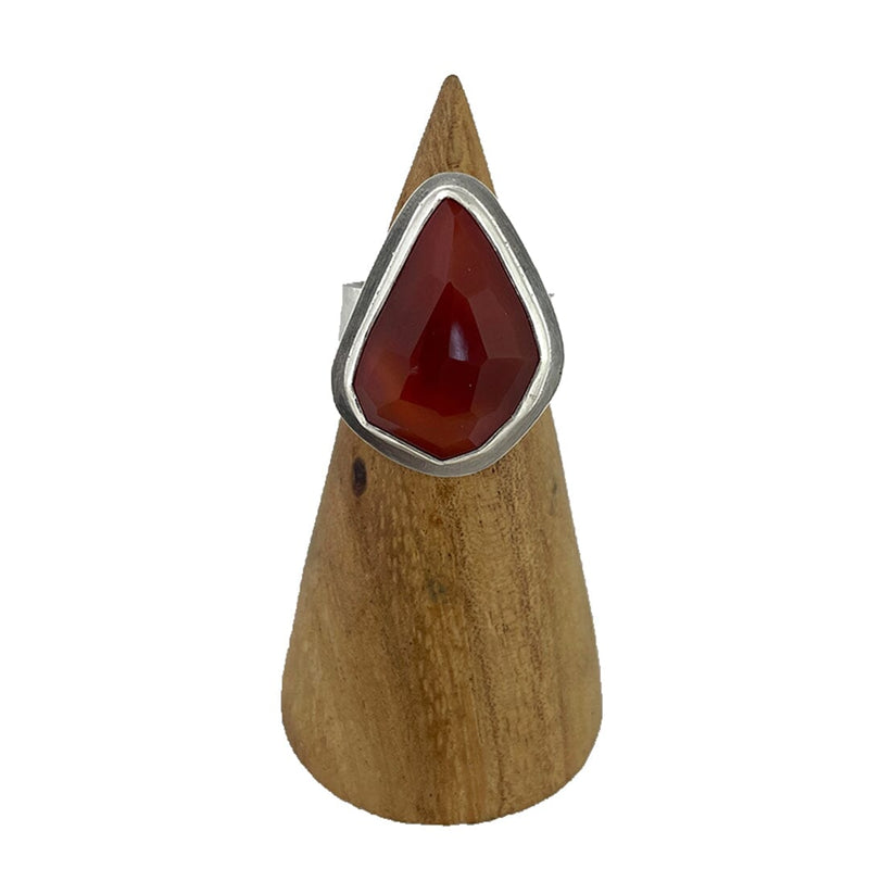 Carnelian Ring - Size 8 Stone Rings Vikse Designs 