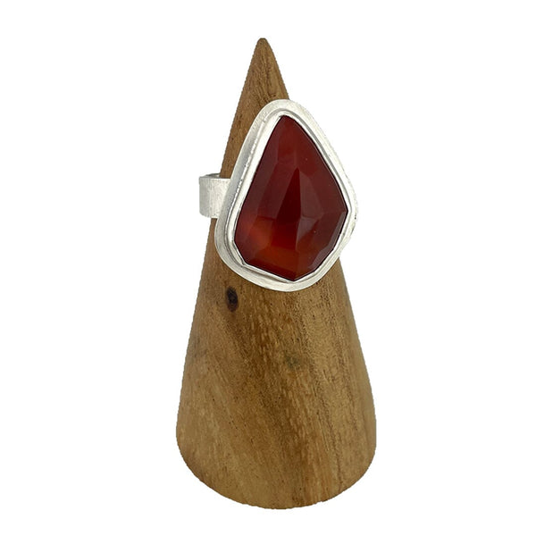 Carnelian Ring - Size 8 Stone Rings Vikse Designs 