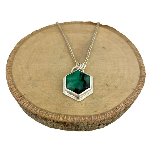 Emerald Necklace Necklaces Vikse Designs 