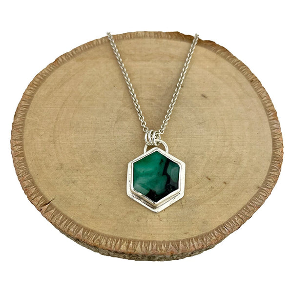 Emerald Necklace Necklaces Vikse Designs 