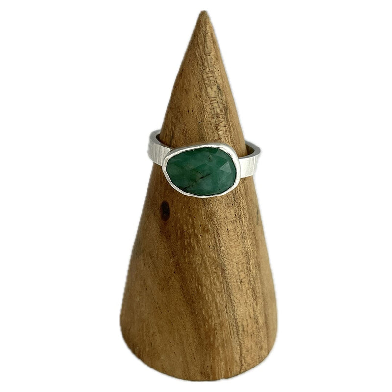 Emerald Ring - Size 10 Stone Rings Vikse Designs 