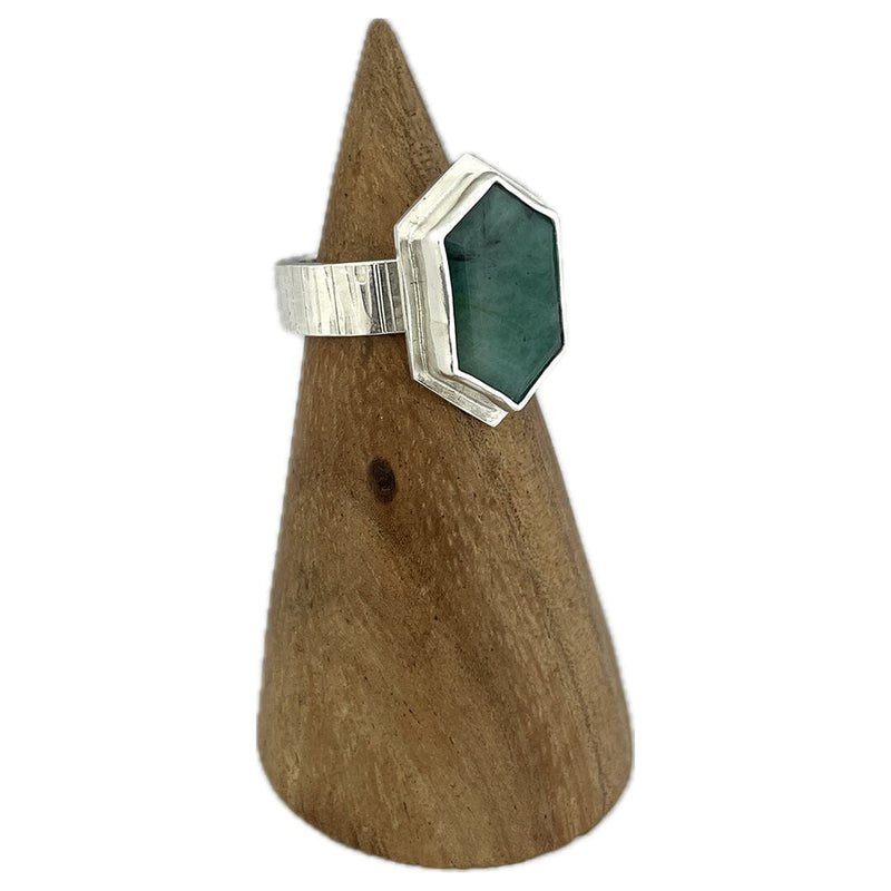 Emerald Ring - Size 9.25 Stone Rings Vikse Designs 