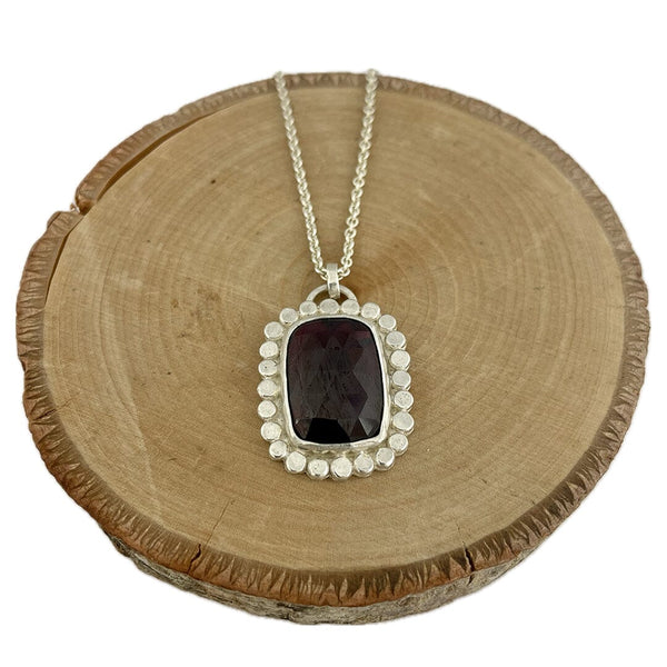 Garnet Necklace Necklaces Vikse Designs 