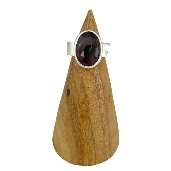 Garnet Ring - Size 7 Stone Rings Vikse Designs 