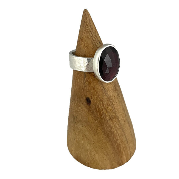 Garnet Ring - Size 7 Stone Rings Vikse Designs 