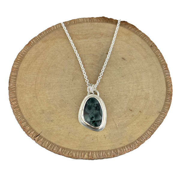 Greenstone Necklace Necklaces Vikse Designs 