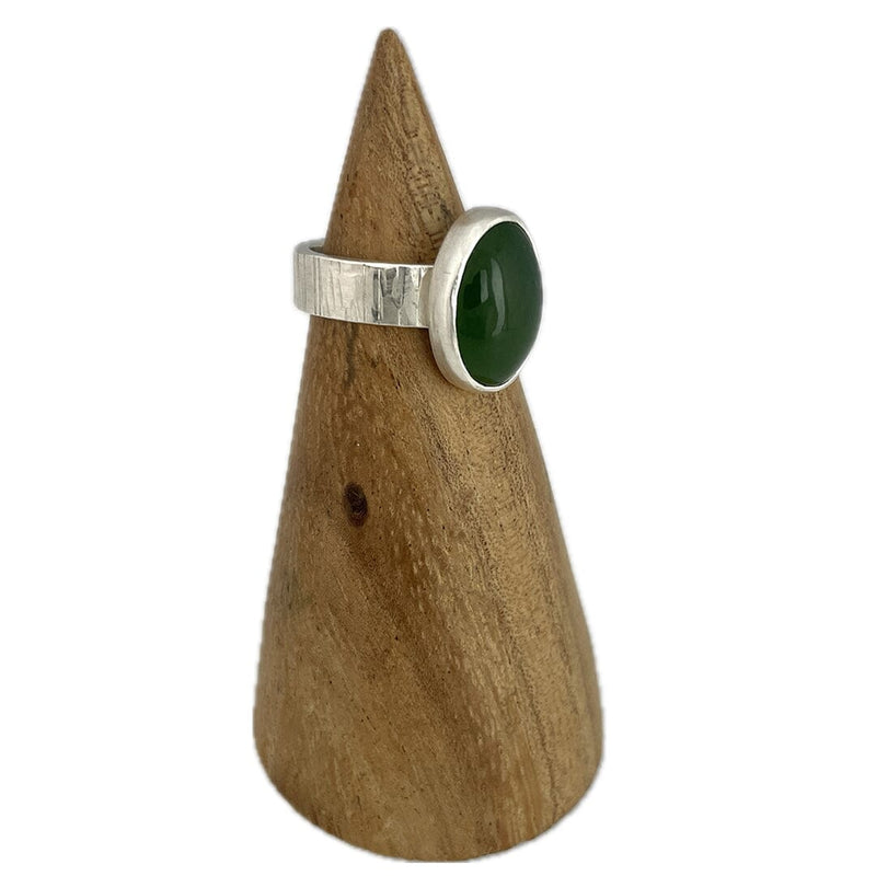 Jade Ring - Size 6 Stone Rings Vikse Designs 