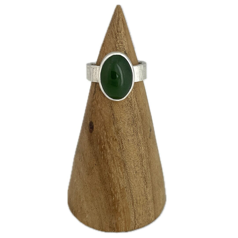 Jade Ring - Size 6 Stone Rings Vikse Designs 