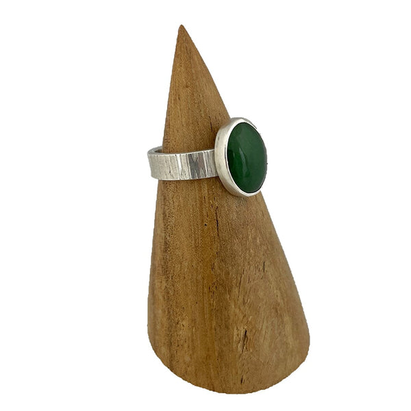 Jade Ring - Size 8 Stone Rings Vikse Designs 