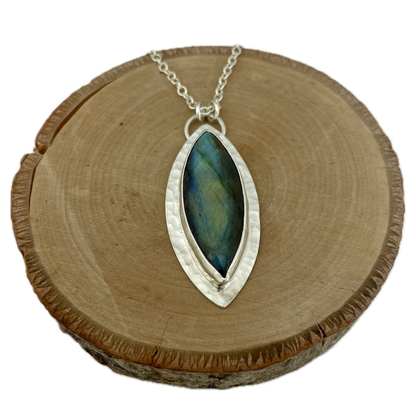 Labradorite Necklace Necklaces Vikse Designs 