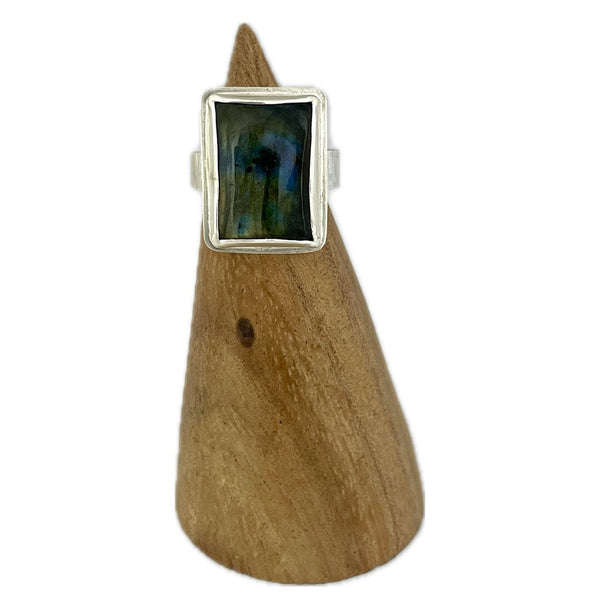 Labradorite Ring - Size 6.25 Stone Rings Vikse Designs 