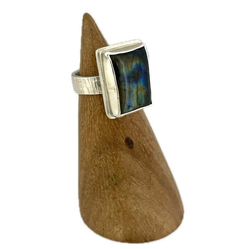 Labradorite Ring - Size 6.25 Stone Rings Vikse Designs 