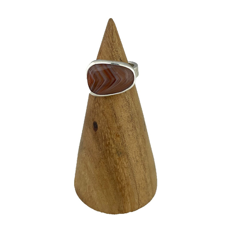 Lake Superior Agate Ring - Size 6 Stone Rings Vikse Designs 