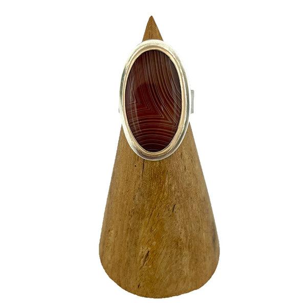 Lake Superior Agate Ring - Size 6.25 Stone Rings Vikse Designs 