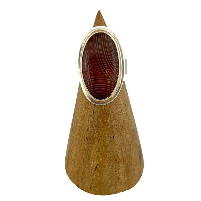 Lake Superior Agate Ring - Size 6.25 Stone Rings Vikse Designs 