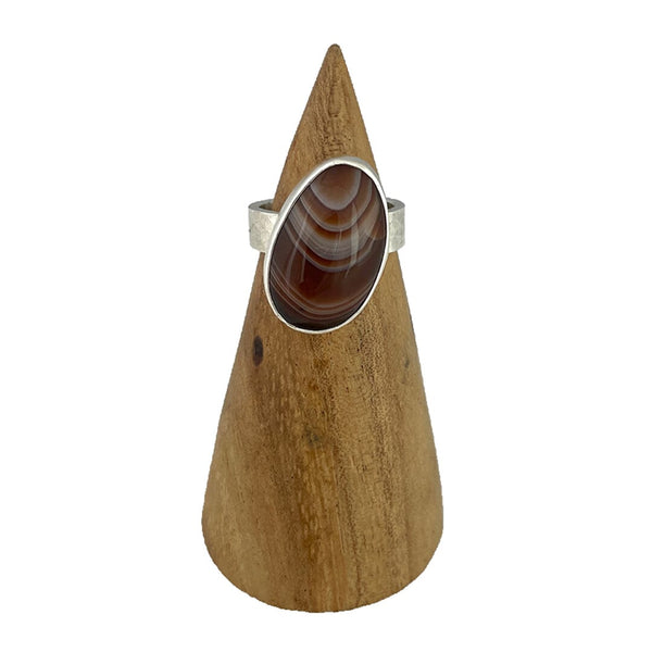 Lake Superior Agate Ring - Size 7 Stone Rings Vikse Designs 