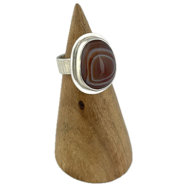 Lake Superior Agate Ring - Size 7 Stone Rings Vikse Designs 