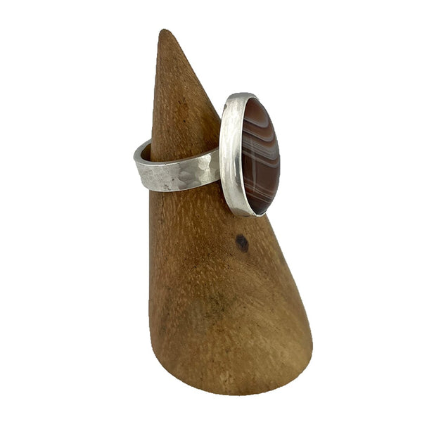 Lake Superior Agate Ring - Size 7 Stone Rings Vikse Designs 