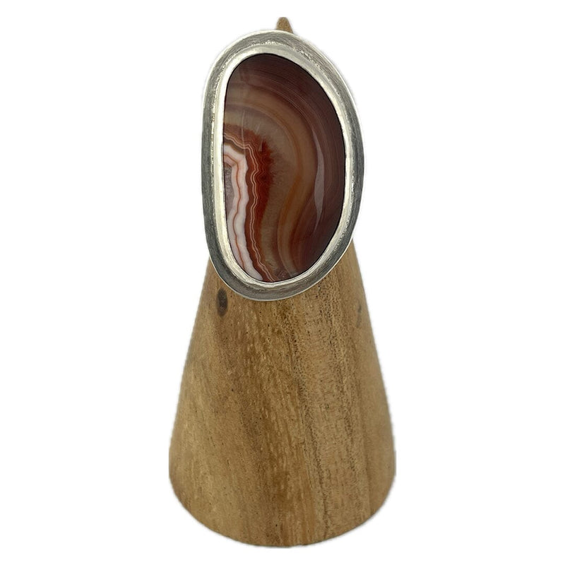 Lake Superior Agate Ring - Size 8.25 Stone Rings Vikse Designs 