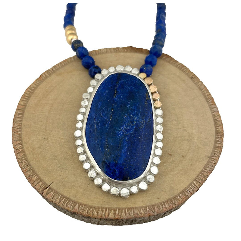 Lapis Lazuli Necklace Necklace Vikse Designs 