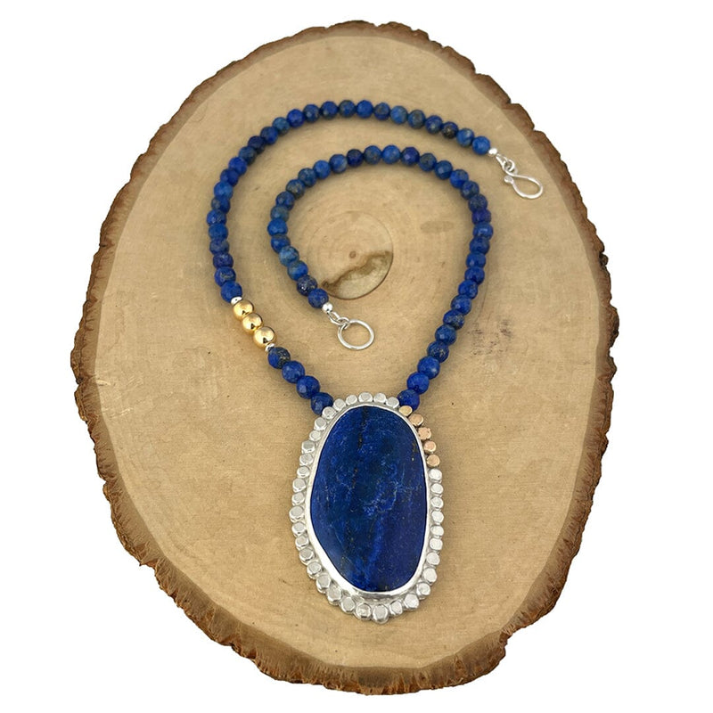 Lapis Lazuli Necklace Necklace Vikse Designs 
