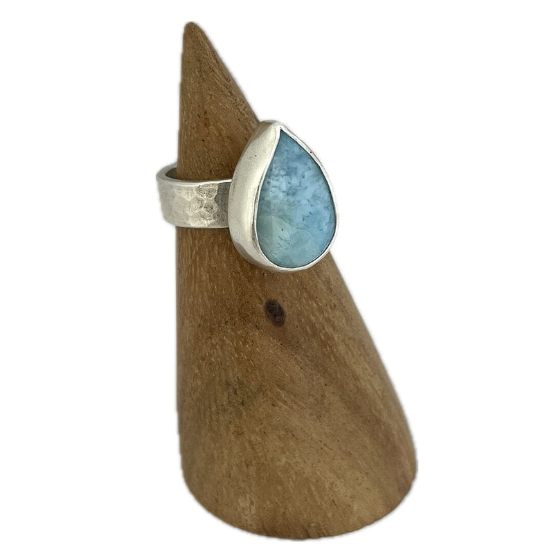 Larimar Ring - Size 8.5 Stone Rings Vikse Designs 