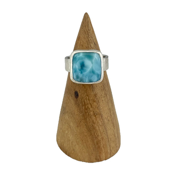 Larimar Ring - Size 8.5 Stone Rings Vikse Designs 