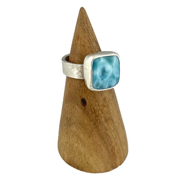 Larimar Ring - Size 8.5 Stone Rings Vikse Designs 