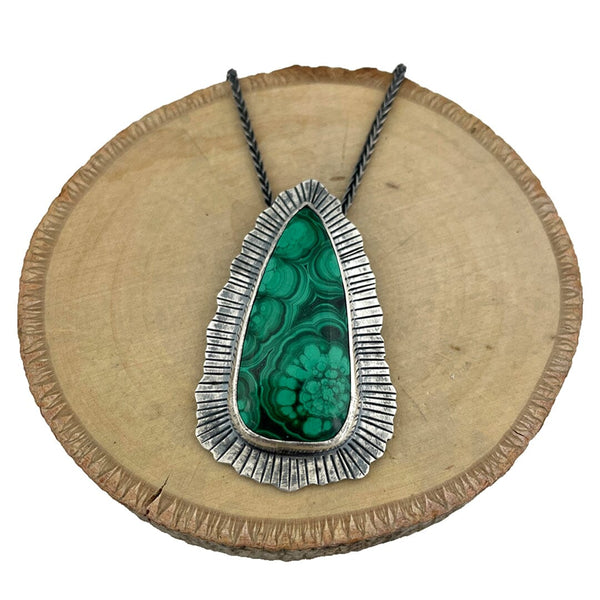 Malachite Necklace Necklace Vikse Designs 