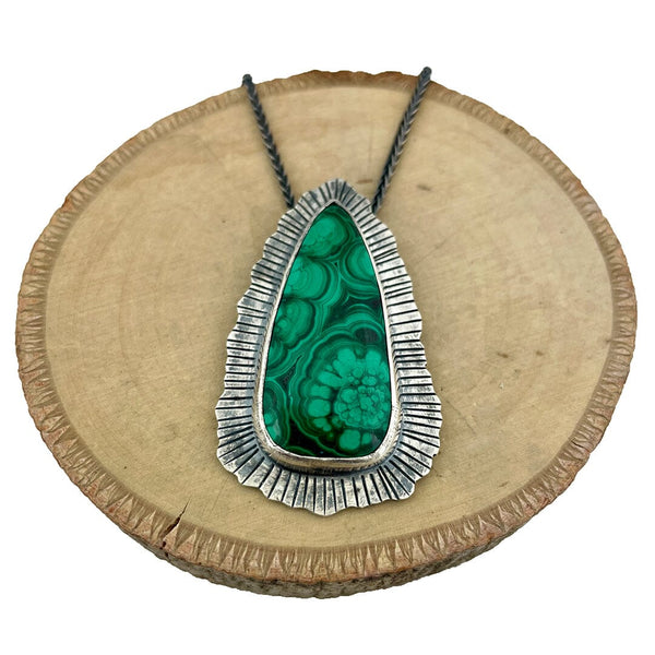 Malachite Necklace Necklace Vikse Designs 