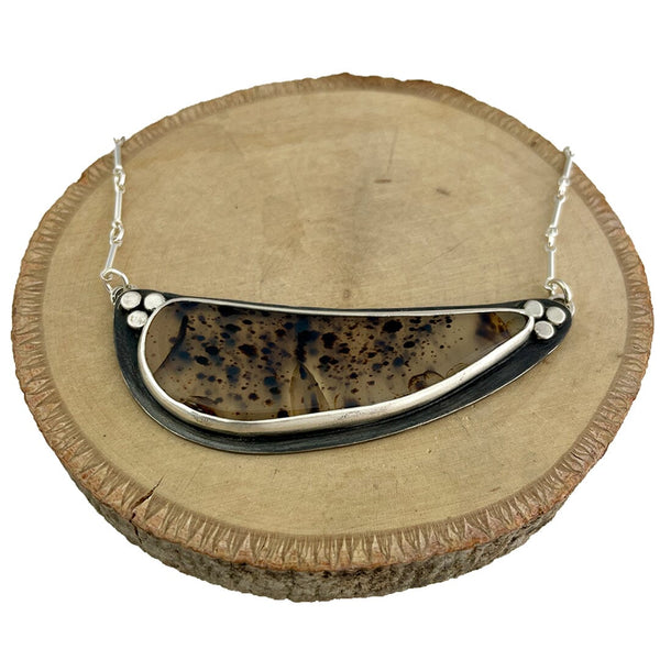 Montana Agate Necklace Necklaces Vikse Designs 