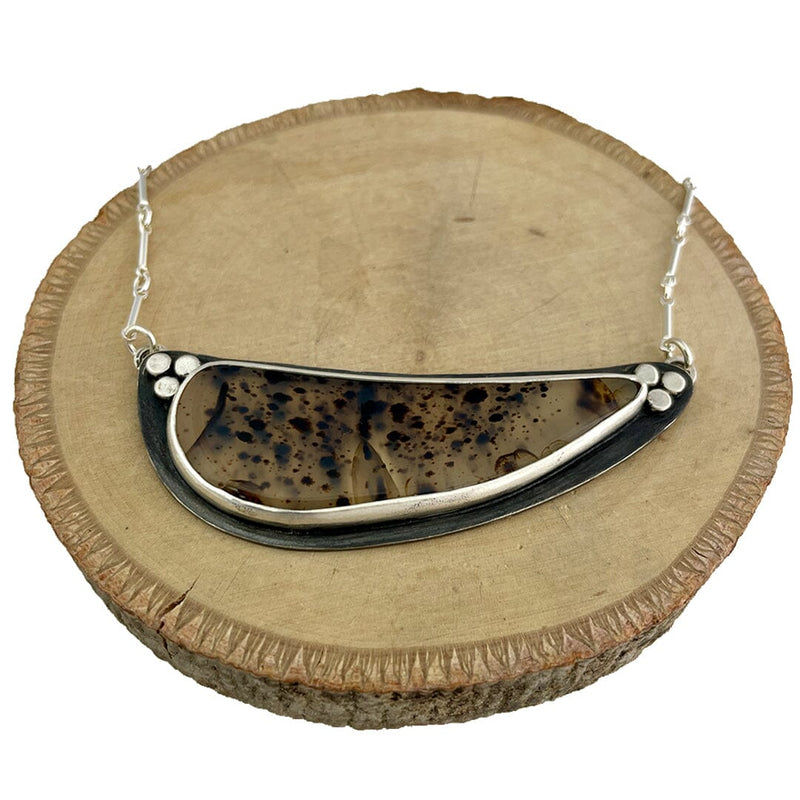 Montana Agate Necklace Necklaces Vikse Designs 