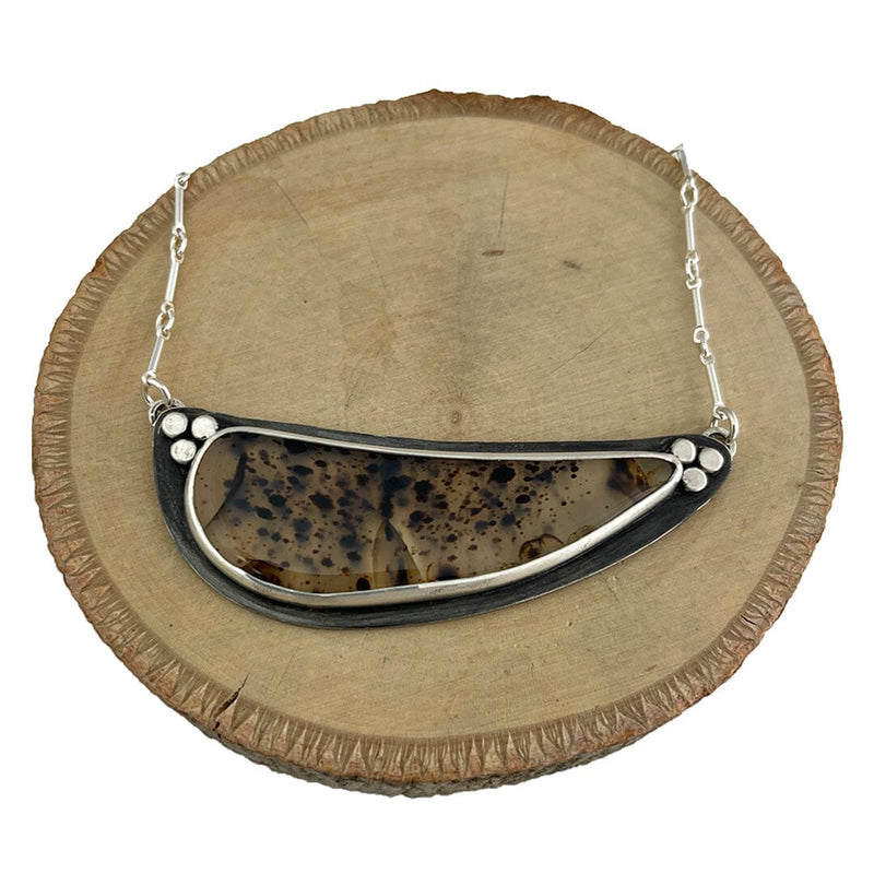 Montana Agate Necklace Necklaces Vikse Designs 