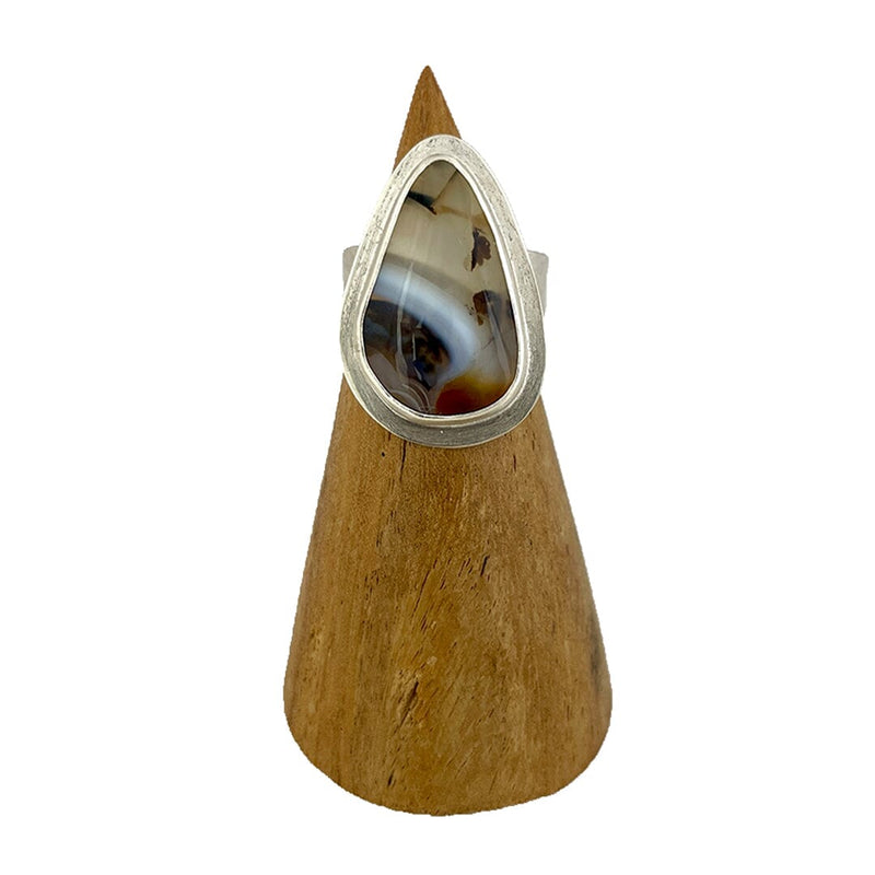 Montana Agate Ring - Size 8.25 Stone Rings Vikse Designs 